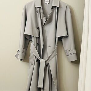 Armani Gray Trench Coat